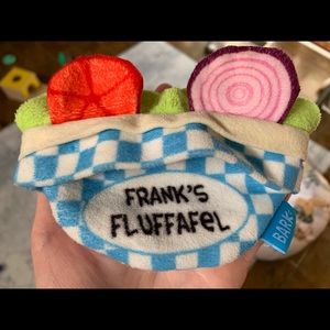 Frank’s Fluffafel Barkbox toy